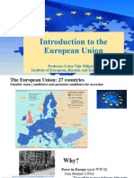 Teachers Workshop Introduction To The European Union Presentation Slides Feb 18 2022