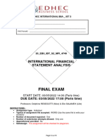 FIN - 4746 - IBT3 - Final Exam Solution - May 2022