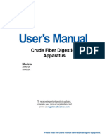 Labconco-3002300 Rev e Crude Fiber Digestion Apparatus User Manual