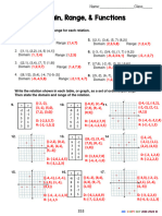 7-Relations & Functions Review KEY