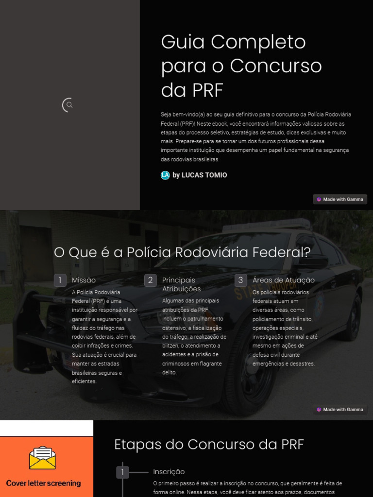 Guia para o Concurso da PRF | PDF | Polícia