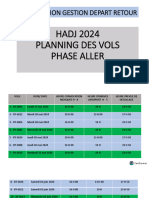 Planning Aller Des Vols Hadj 2024 V.GDR