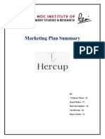 Hercup - Marketing Sample Plan
