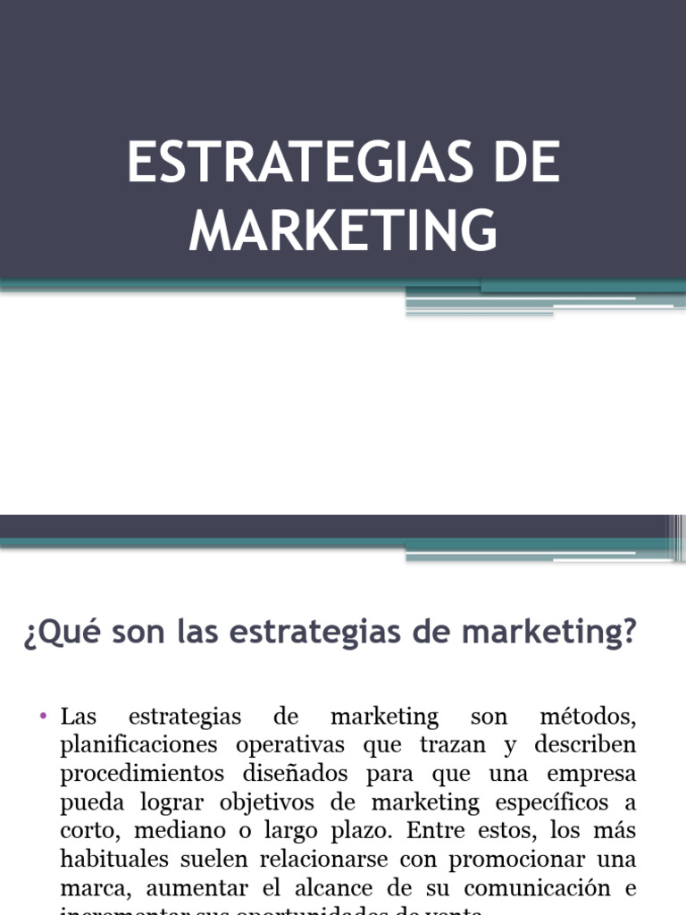 Estrategias Efectivas de Marketing | PDF | Marketing | Marca