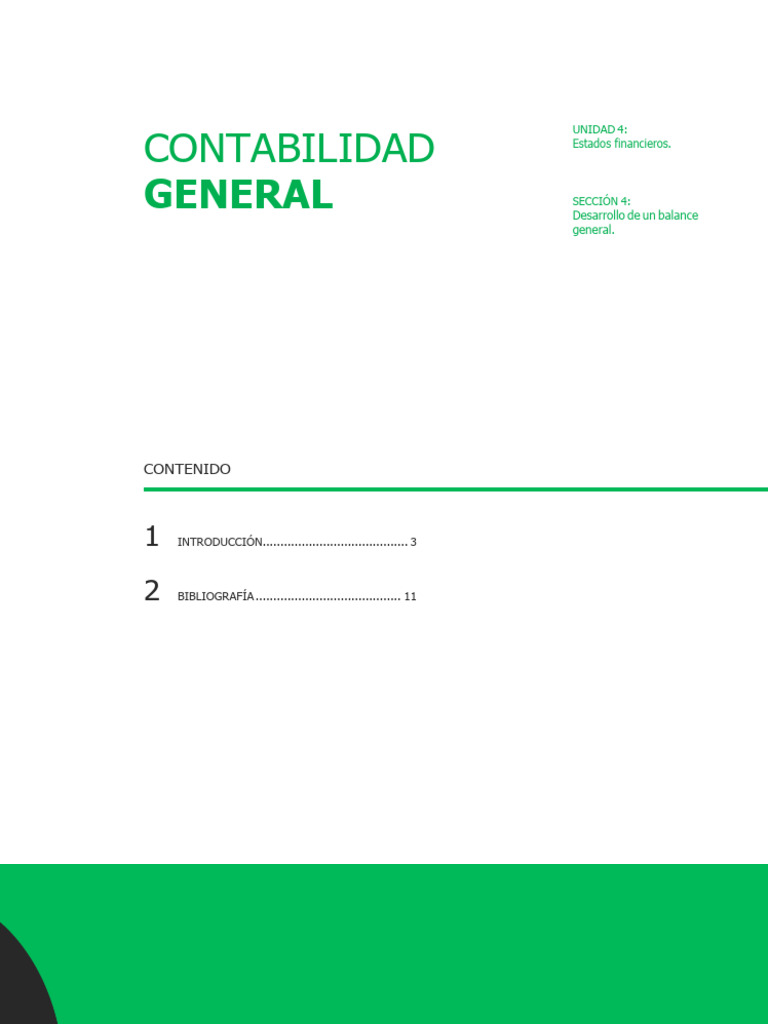 4 - U4 - Desarrollo de Un Balance General | PDF | Contabilidad | Hoja ...