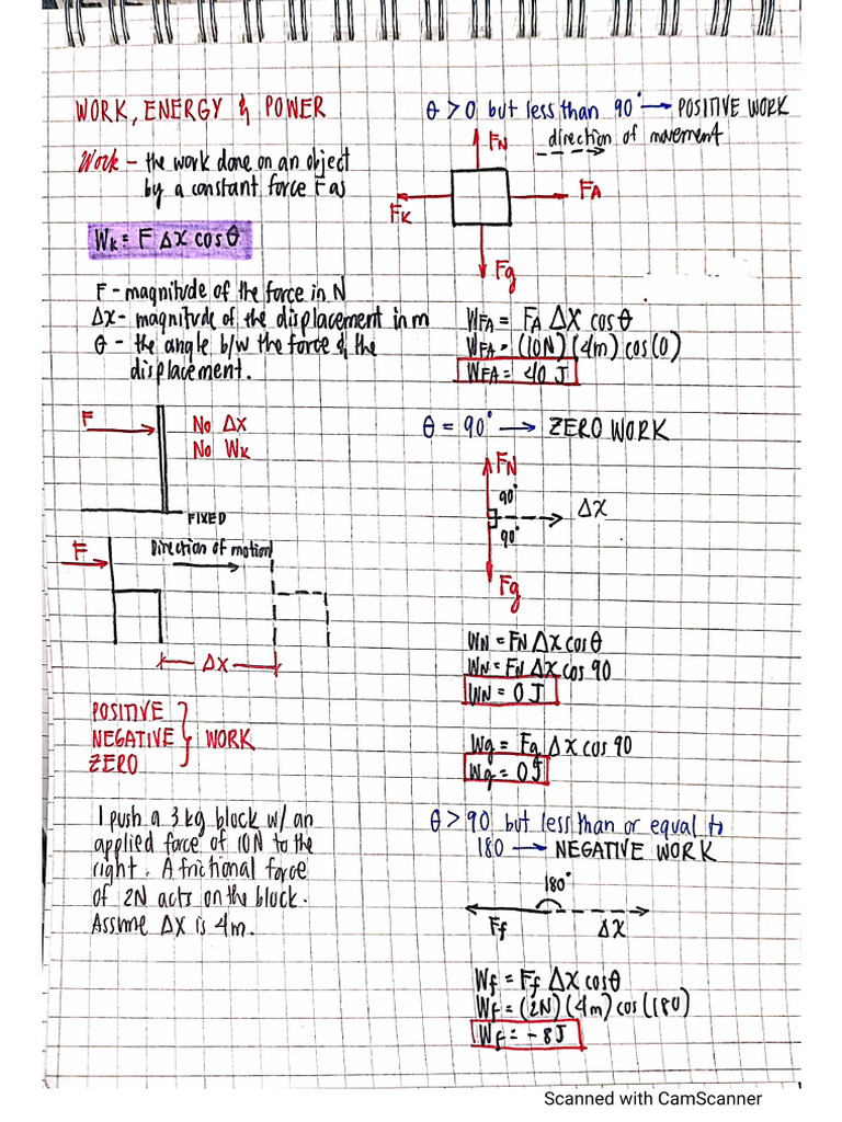 Work Energy Power Part 1 Pdf