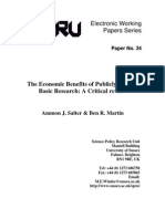 Salter&Martin 2001 - Economic Benefits of Publicly Funded Research