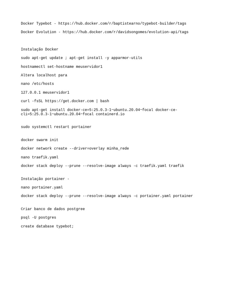 1 - Instalção - Docker - Completa | PDF | Computers