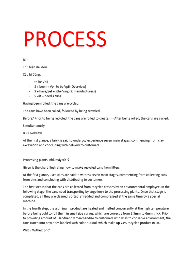 Recycled Can Production Process Explained | PDF