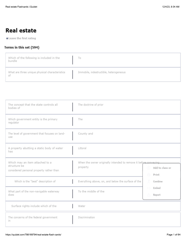 Real Estate Flashcards Quizlet Download Free PDF Law Of Agency