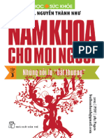 Nam Khoa Cho Mọi Người Tập 3-Những Nỗi Khổ Bất Thường (NXB Trẻ 2012) - Nguyễn Thành Như, 282 Trang