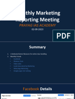 Prayag Monthly Report August