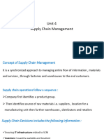 Unit 4 Supply Chain Management