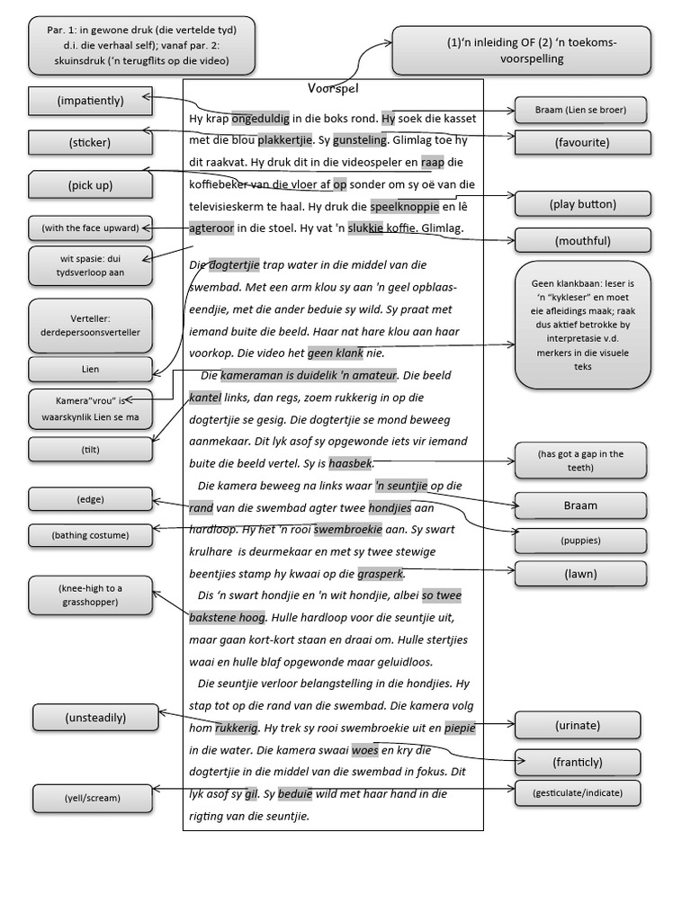 Voorspel - Antwoorde en Bespreking | PDF