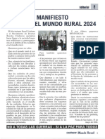 Manifiesto día mundo rural 24