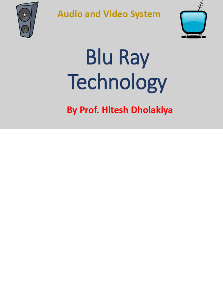 Understanding Blu Ray Technology Basics | PDF | Blu Ray | Dvd