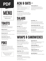 Toastique Menu and Nutrition Guide | PDF | Berry | Crops