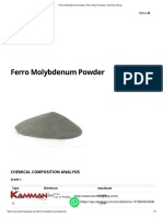 Ferro Molybdenum Powder _ Ferro Alloy Powders _ Kamman Group