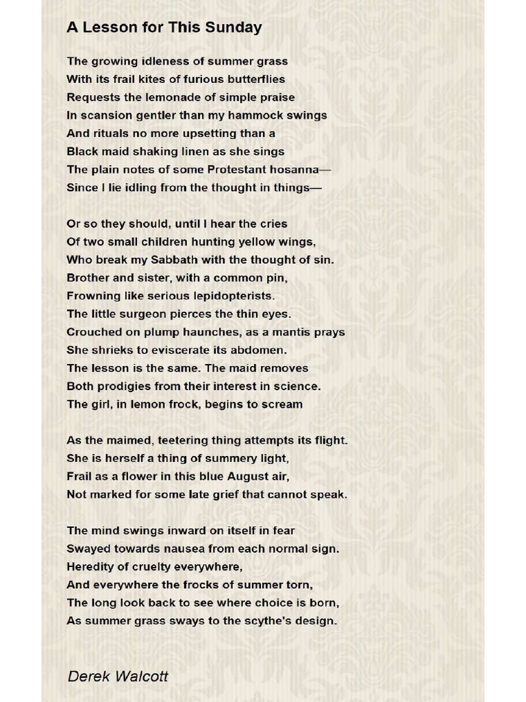 A lesson for this sunday pdf