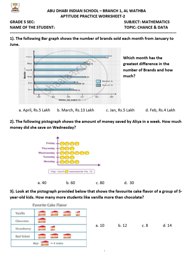 Aptitude Worksheet 2 | PDF | Color