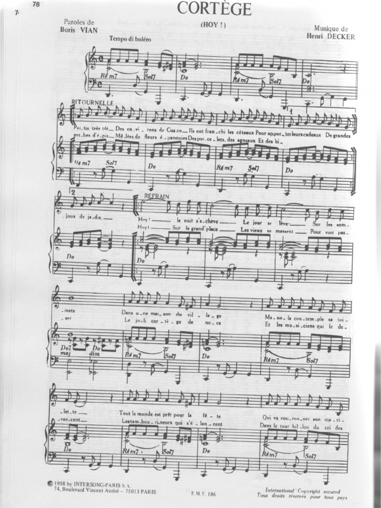 Cortège | PDF
