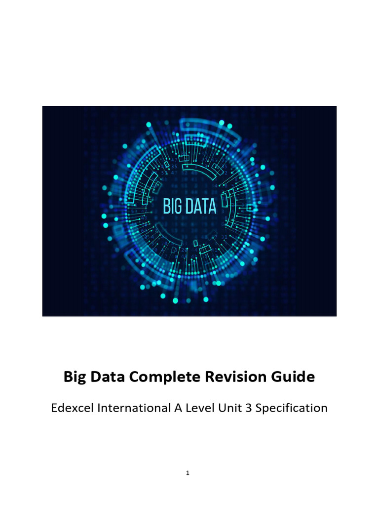 Big Data Revision Guide for A Levels | PDF | Virtualization | Virtual ...