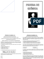 Química A1: Preguntas de selección múltiple