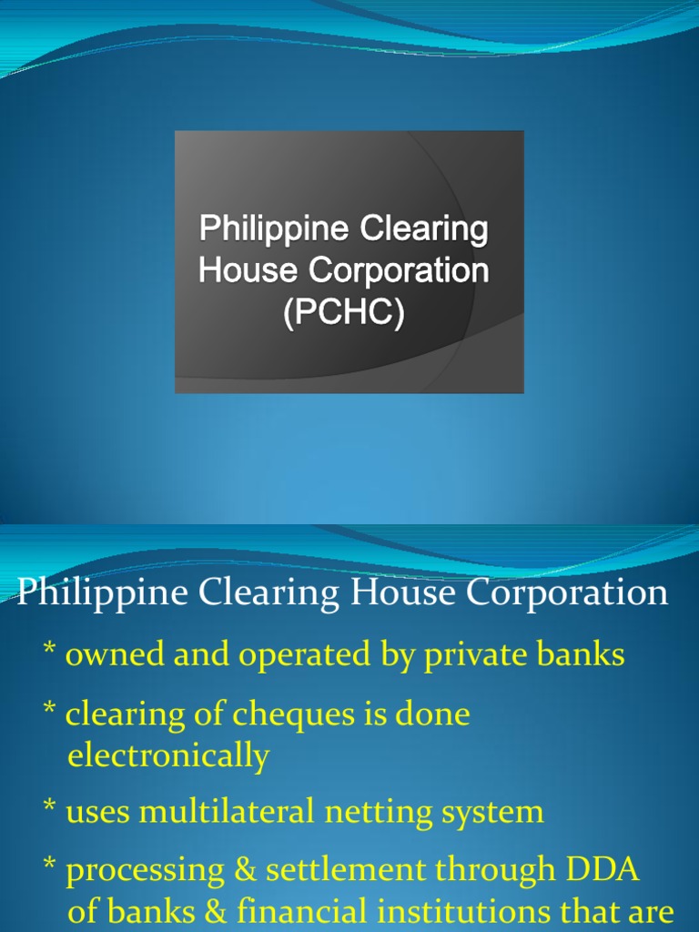 PCHC Cheque Clearing Guidelines 2025 | PDF | Cheque | Money
