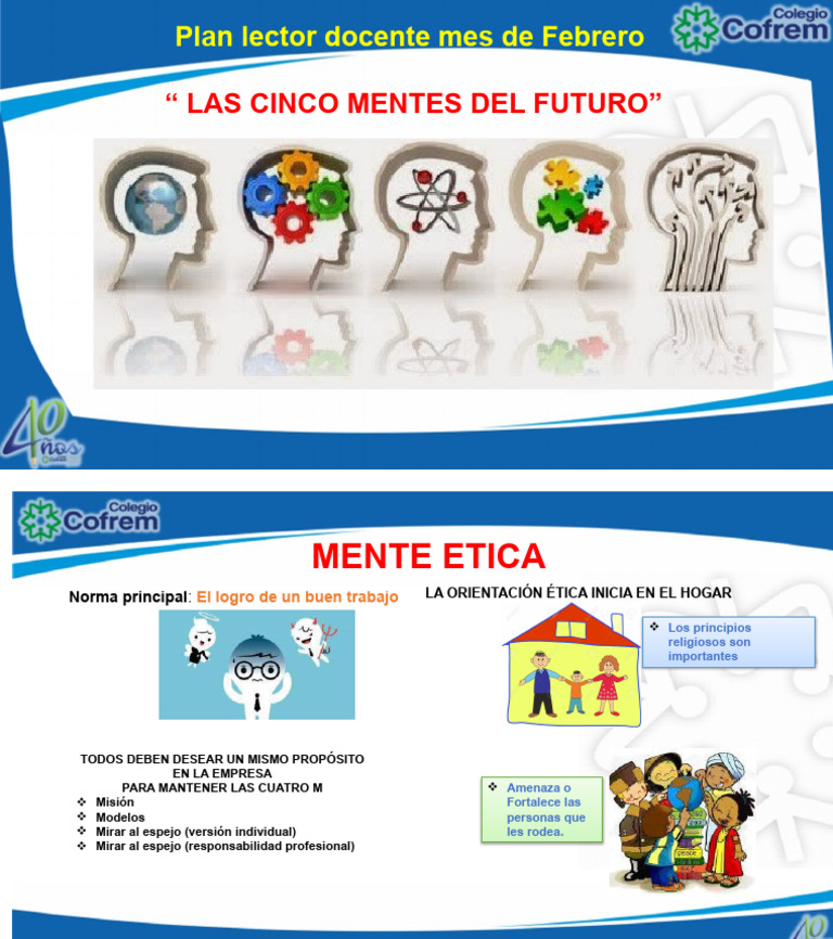 Diapositivas Las Cinco Mentes Del Futuro | PDF | Crecimiento personal y ...
