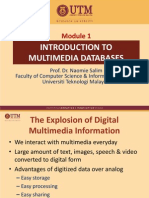 Module 1 - Introduction To Multimedia Databases