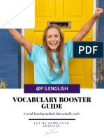 Vocabulary Booster Guide