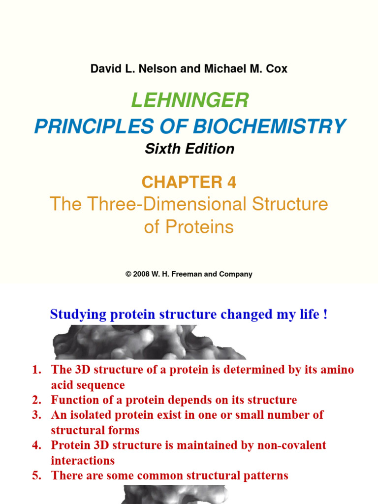 Protein Structure and Folding Insights | PDF | Protein Folding ...
