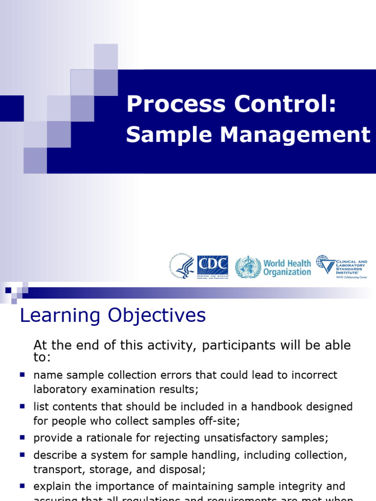 5 e Sample Management | PDF | Infection | Laboratories