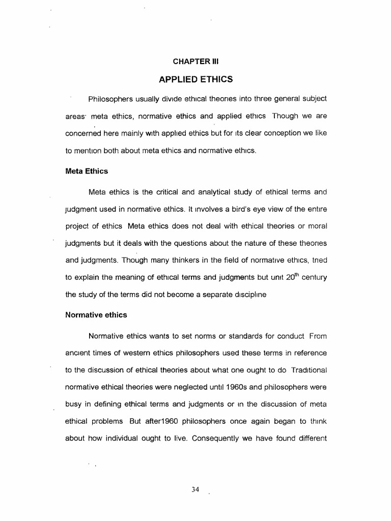 Applied Ethics Pdf Bioethics