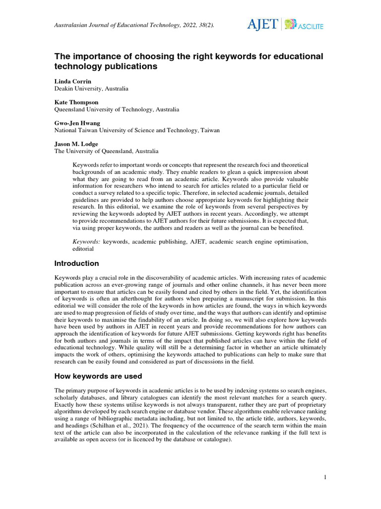 8087 corrin et al 38 2 1 pdf search engine optimization