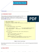 File Handling