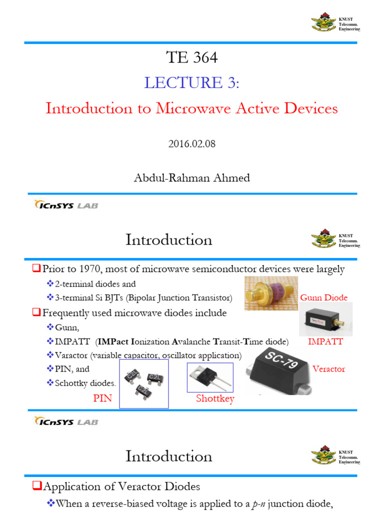 Lecture 3-Active Devices | PDF | Bipolar Junction Transistor | Field ...