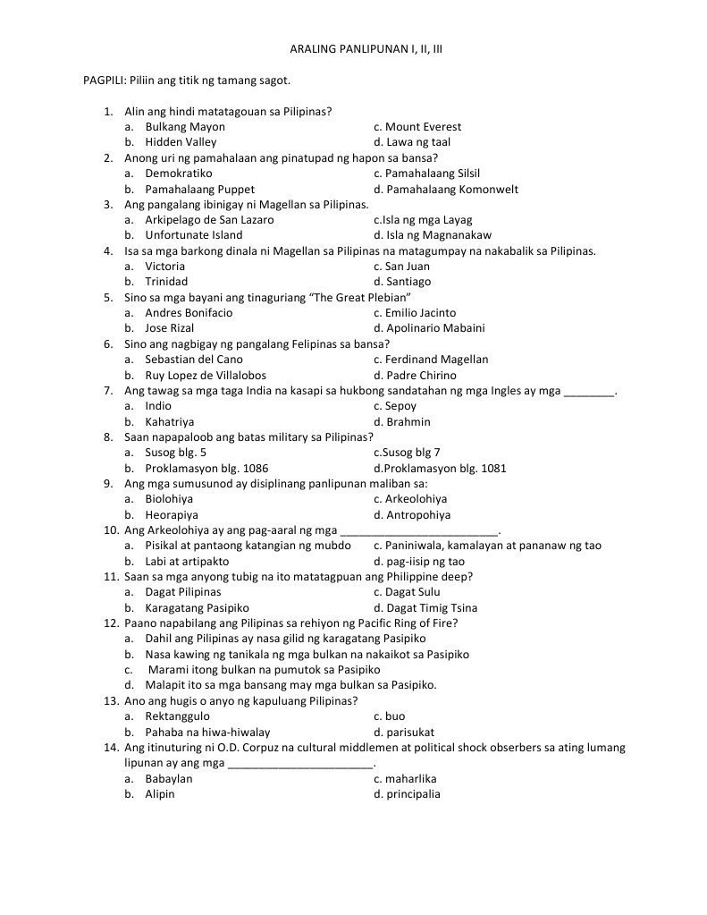 Importance of araling panlipunan subject image