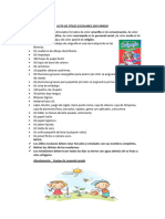 Lista de Utiles Escolares 2do Grado