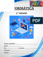 Cuadernillo de 5° Grado 2024