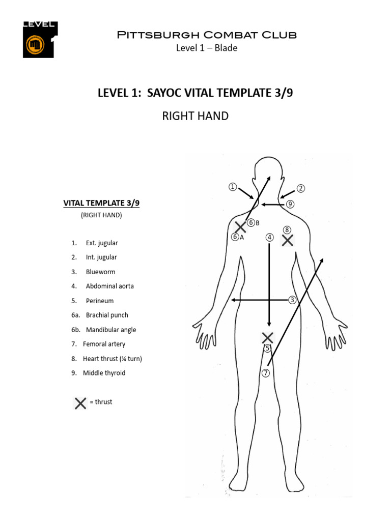 Sayoc Kali Vital Template 3/9 | PDF