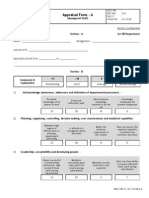 Appraisal Form - A Managerial) Final by Sir