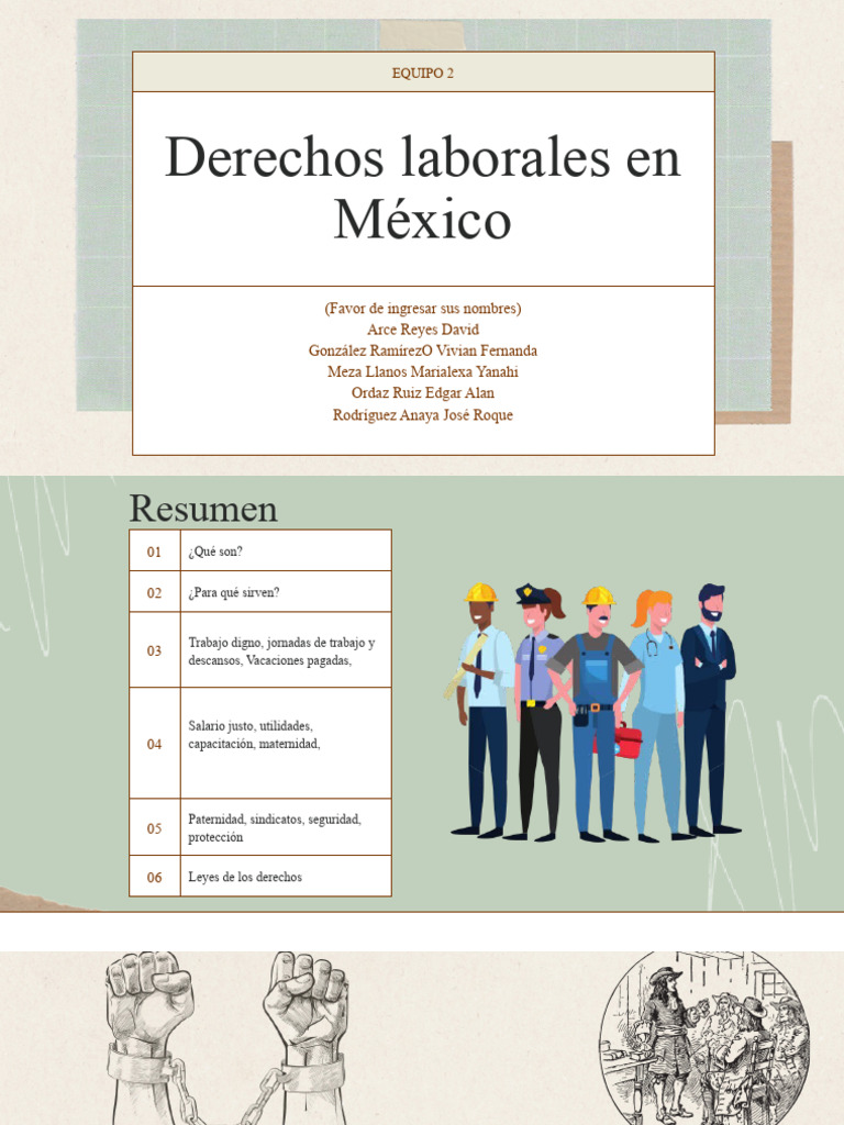 Derechos Laborales en México Actualmente | PDF | Derecho laboral | Salario