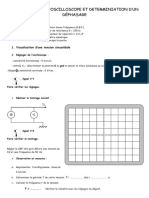 TP FMB Utilisation de Oscillo