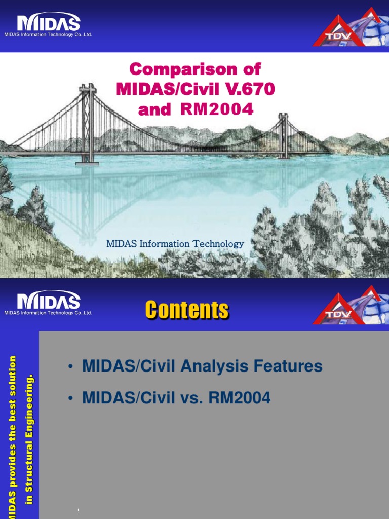 MIDAS Civil Vs RM Com | PDF | Earthquake Engineering | Structural ...