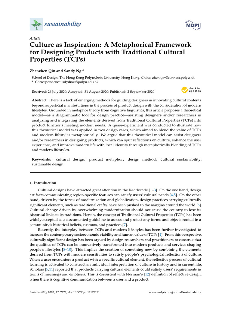 Culture As Inspiration A Metaphorical FR | PDF | Metaphor | Theory