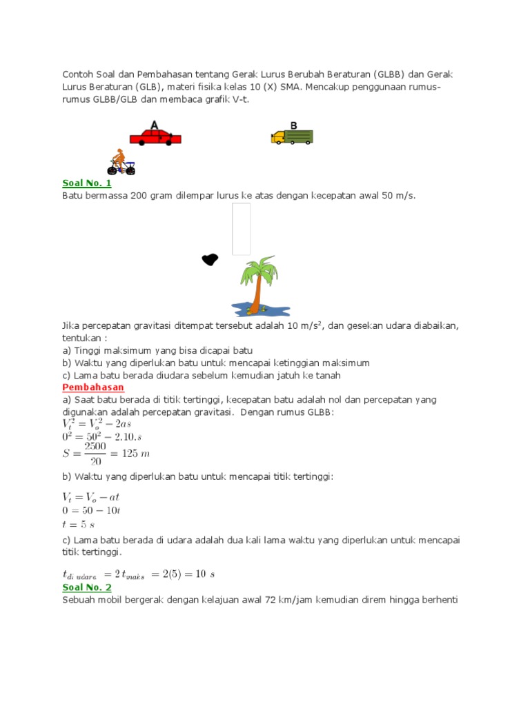 Soal Kps Glbb