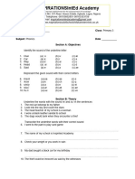 Inspinted Phonics Examination Document - 065341