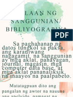 Talaan NG Sanggunian Bibliyograpiya