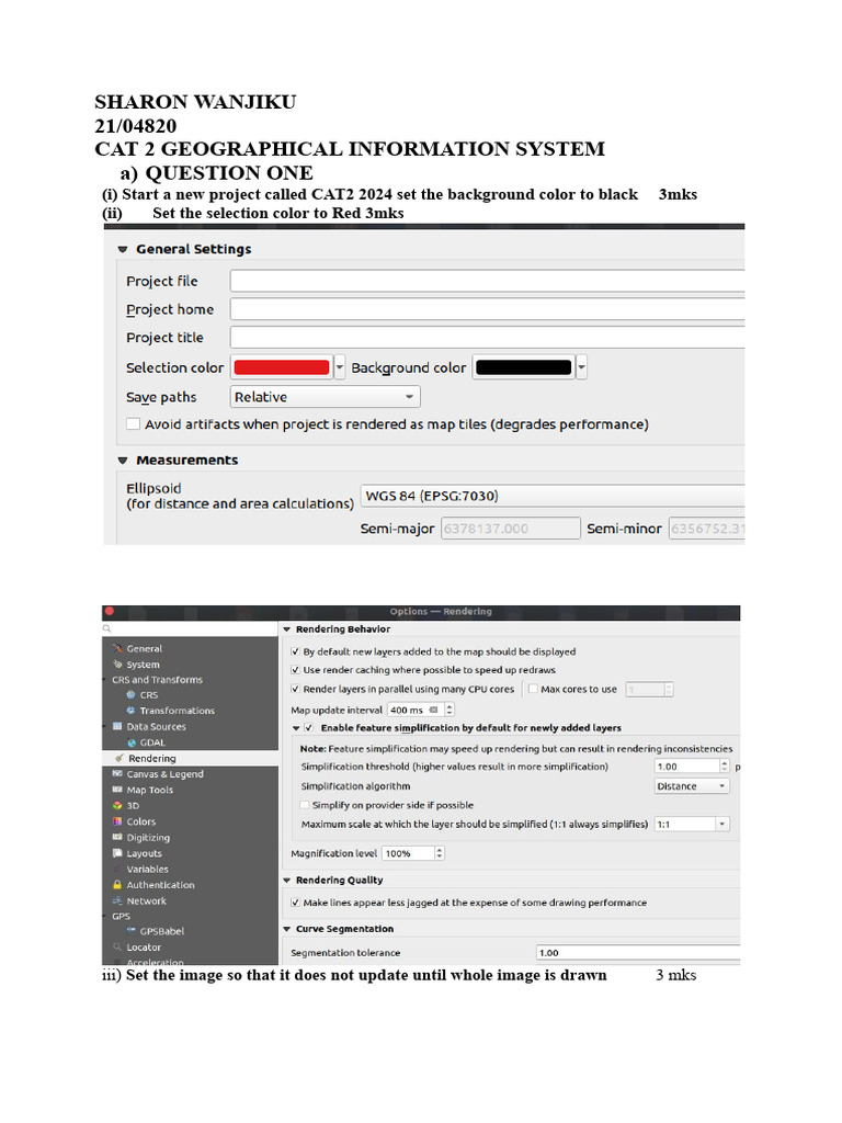 QGIS Project Setup and Analysis Guide | PDF